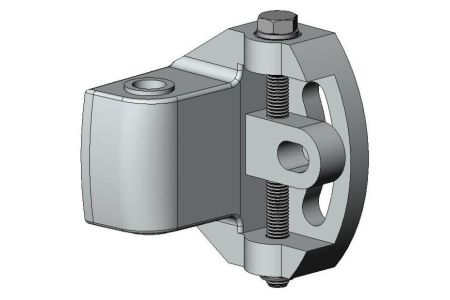 Armverbinding Kapsteun cremé/wit (RAL 9001) LINKS-60mm