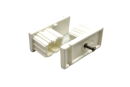 Einddoppen zijgeleider rolluiken wit ral 9010/9016 