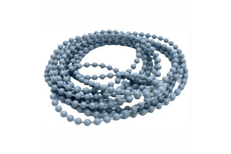 Grijze rolgordijn ketting kunststof  eindeloos - 120cm